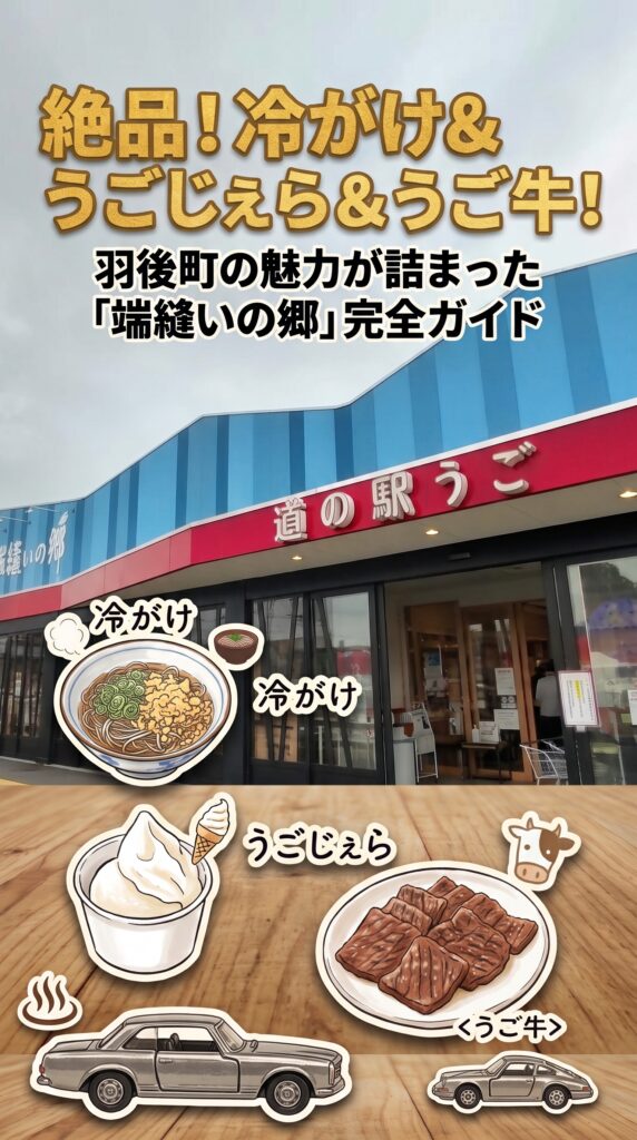 絶品！冷がけ&うごじぇら＆うご牛！ 羽後町の魅力が詰まった「端縫いの郷」完全ガイド