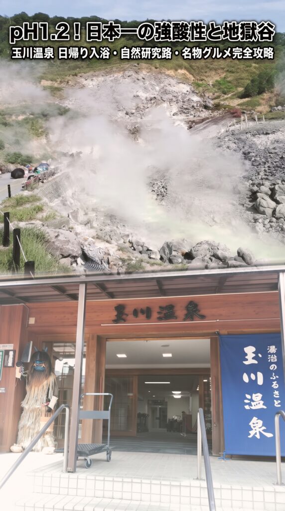 pH1.2！日本一の強酸性と地獄谷 玉川温泉 日帰り入浴・自然研究路・名物グルメ完全攻略