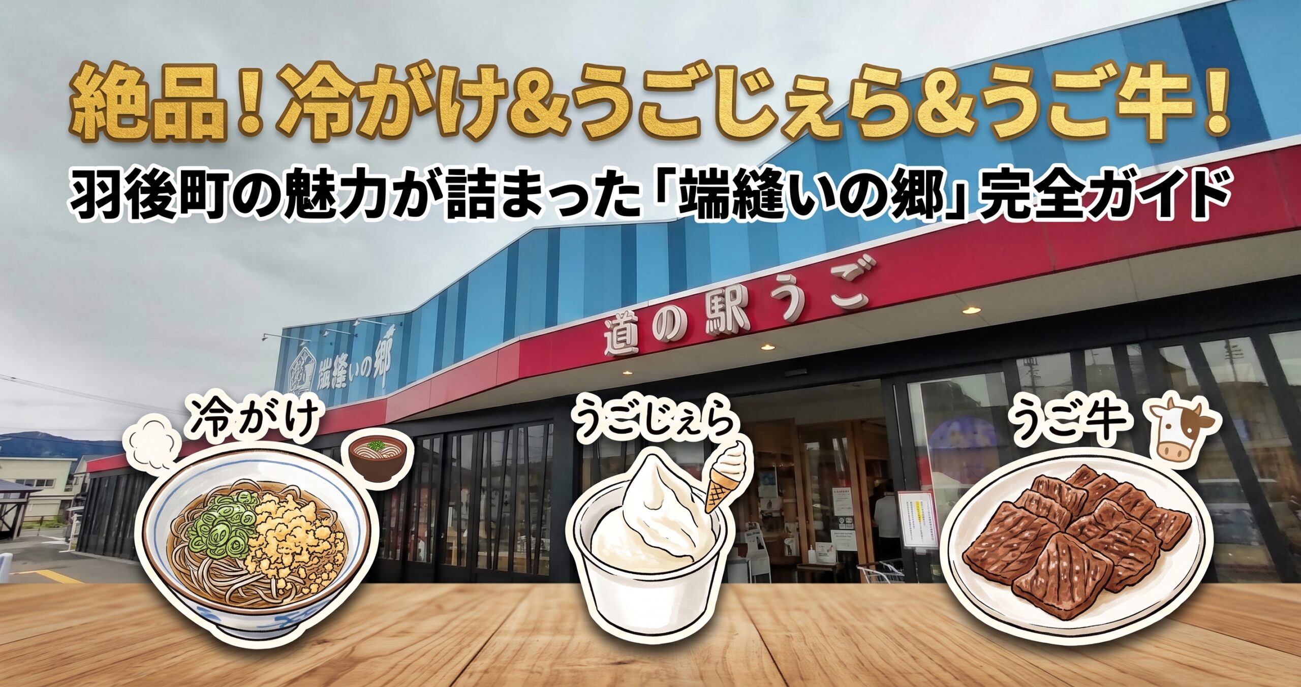 絶品！冷がけ&うごじぇら＆うご牛！ 羽後町の魅力が詰まった「端縫いの郷」完全ガイド