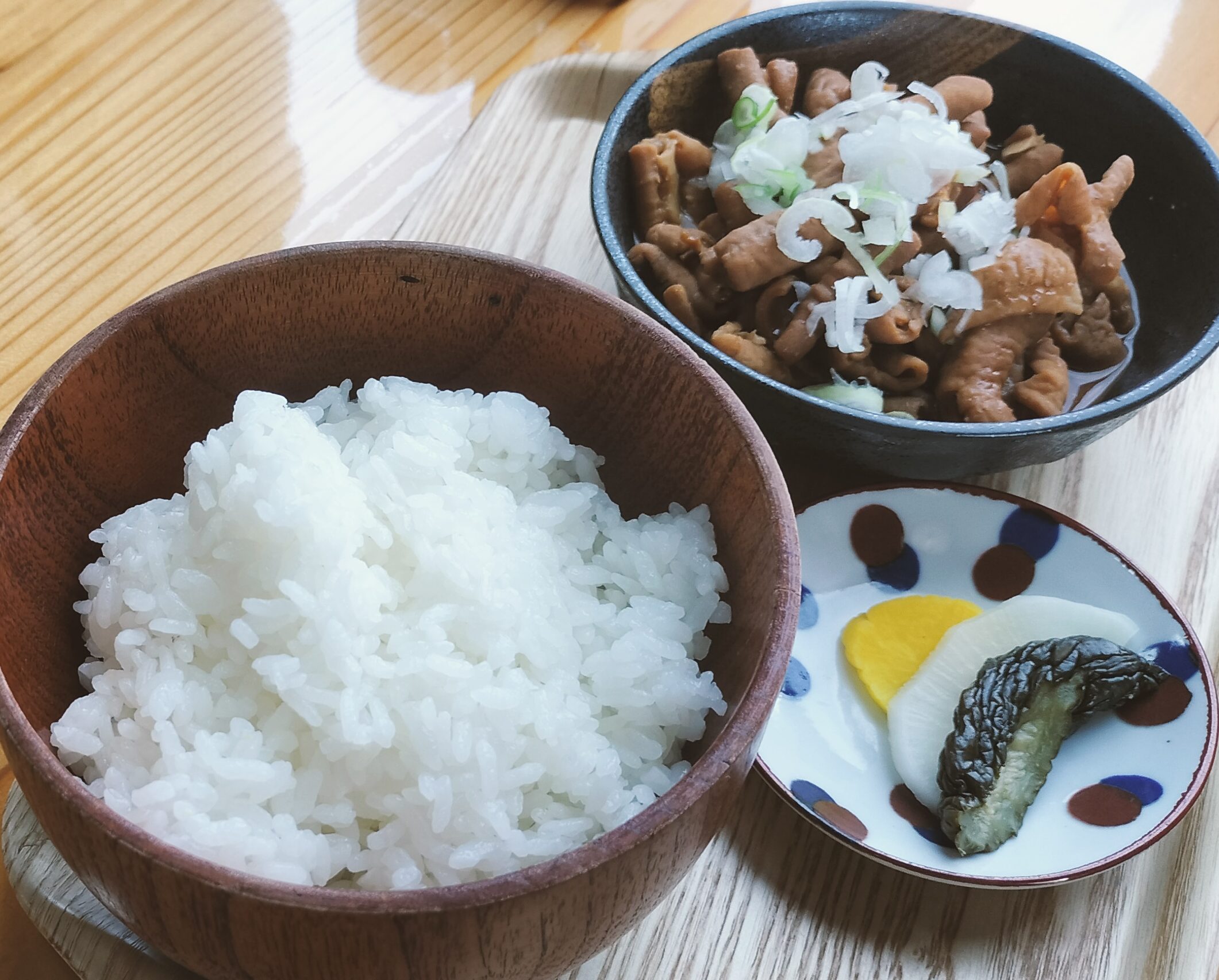 【秋田県仙北市】田沢湖駅前 みずうみ モツ煮込ライスセット