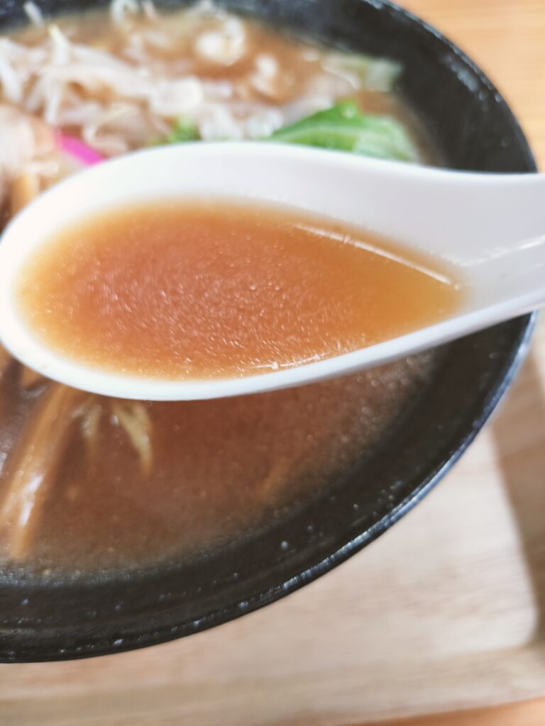 【秋田県仙北市】田沢湖駅前 みずうみ 味噌ラーメン スープ