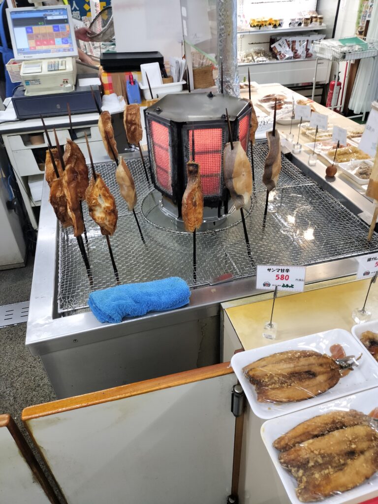 【山形県遊佐町】道の駅鳥海ふらっと 元気な浜店 焼き場