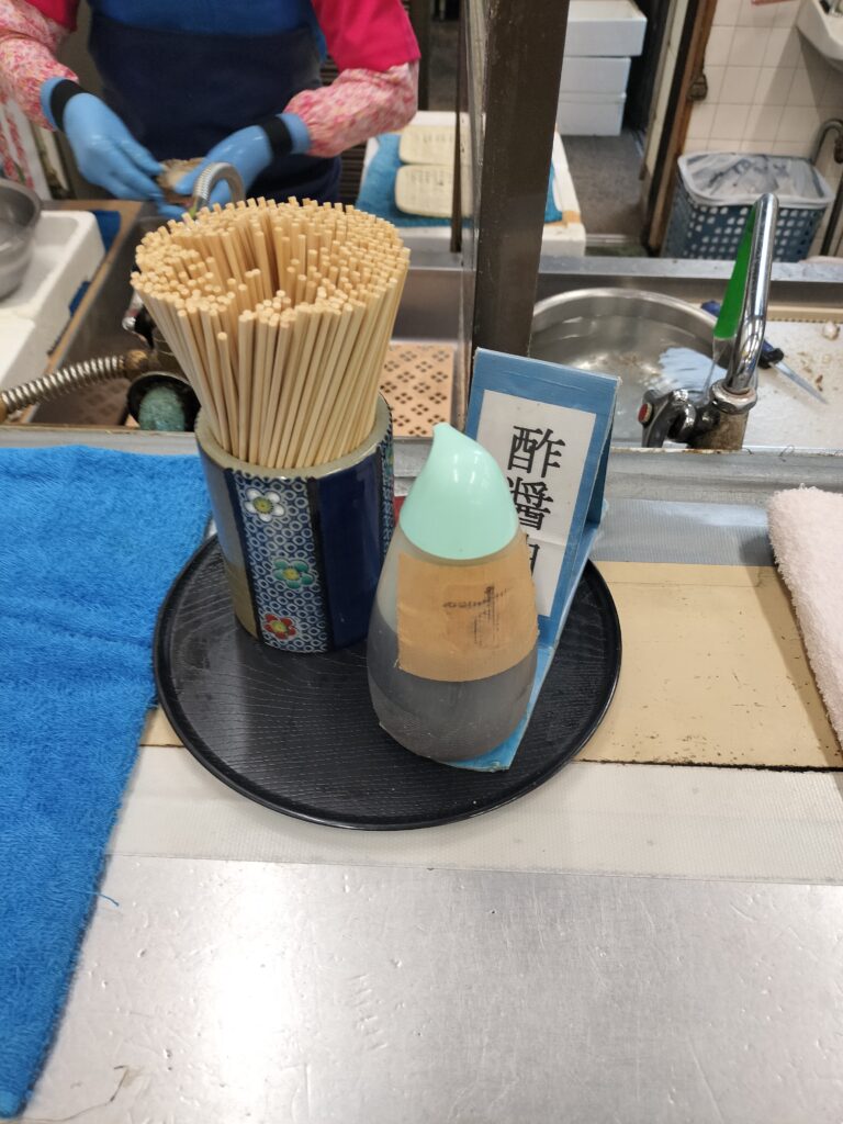 【山形県遊佐町】道の駅鳥海ふらっと 岩ガキ 酢醤油