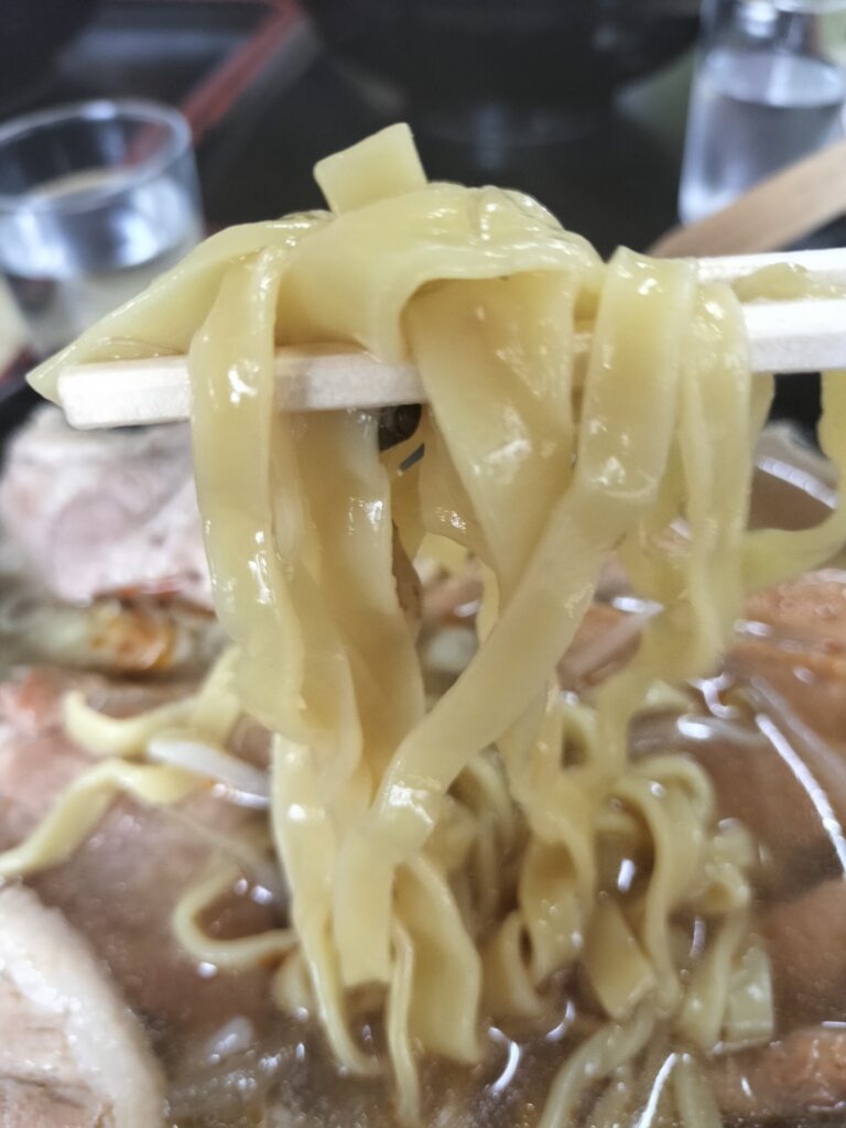【秋田県にかほ市】園食堂 肉タンメン 麺リフトアップ