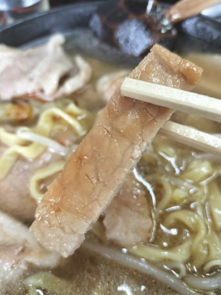 【秋田県にかほ市】園食堂 肉タンメン 肉