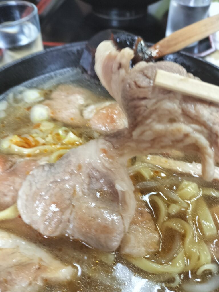 【秋田県にかほ市】園食堂 肉タンメン 肉