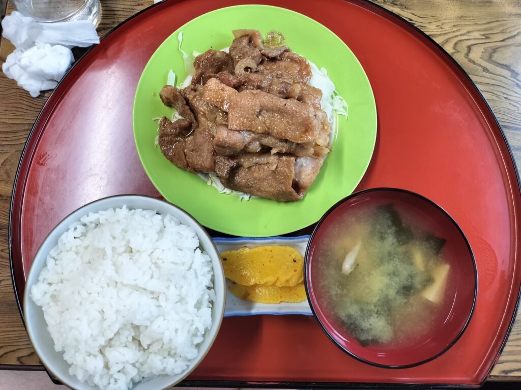 【秋田県能代市】お食事処かあちゃん しょうが定食