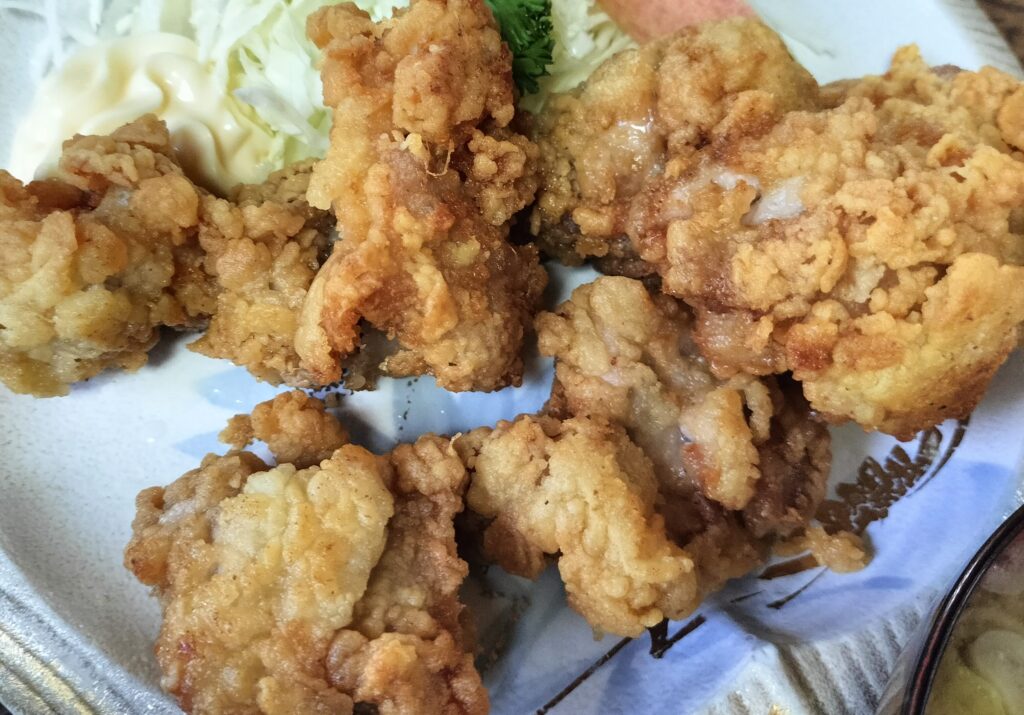 【秋田県仙北市角館町】庭園とお食事処 小倉園 からあげ定食