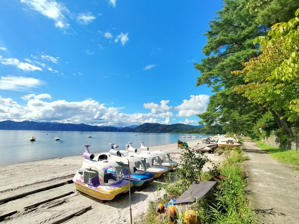 【秋田県仙北市】田沢湖 白浜湖畔