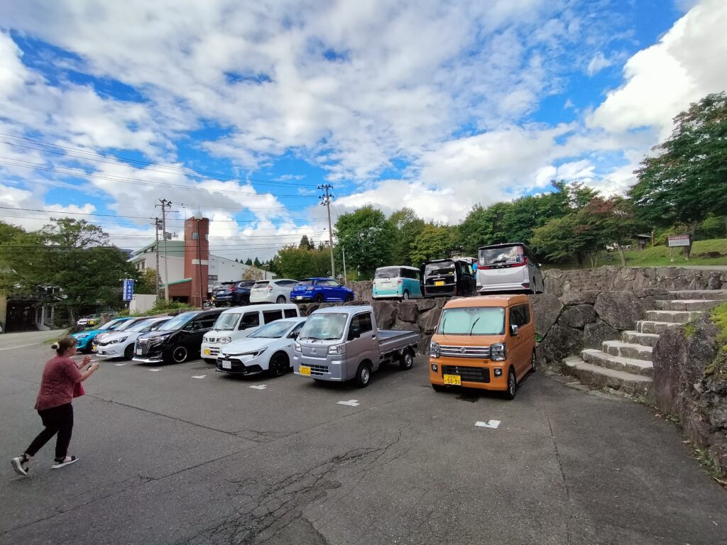 【秋田県仙北市】田沢湖 露天風呂 水沢温泉 駐車場
