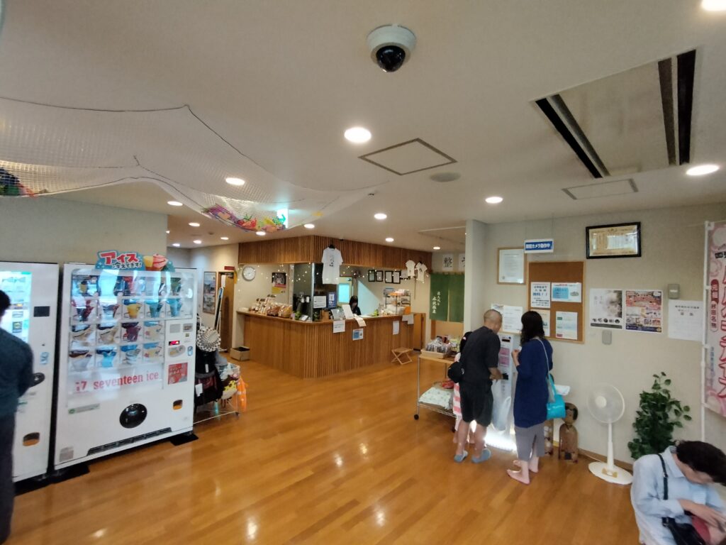 【秋田県仙北市】田沢湖 露天風呂 水沢温泉 館内入口