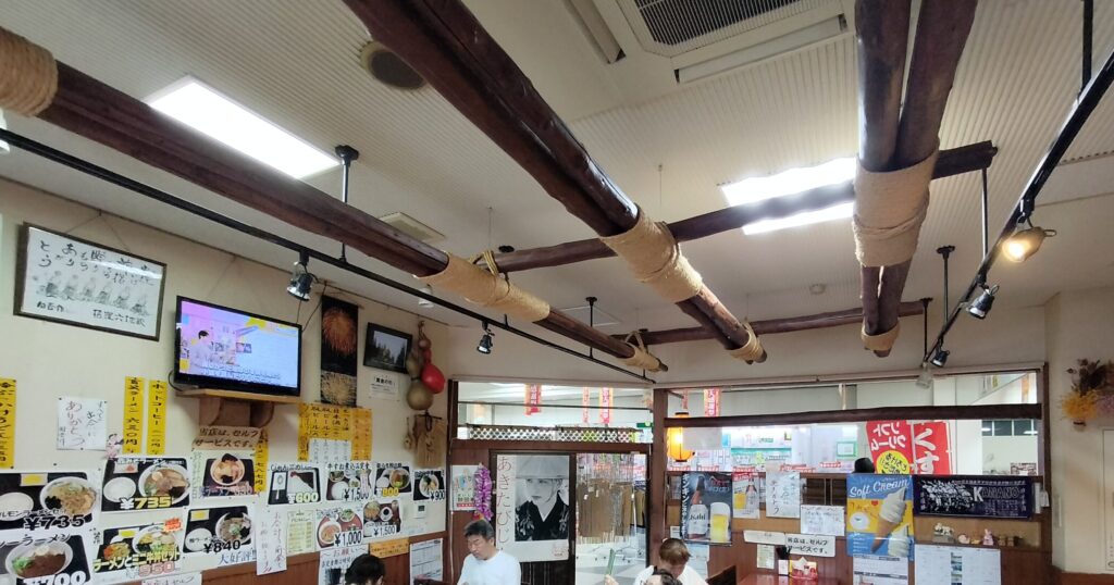 【秋田県由利本荘市】道の駅東由利・黄桜の里・ぷれっそ店内の田吾作店内