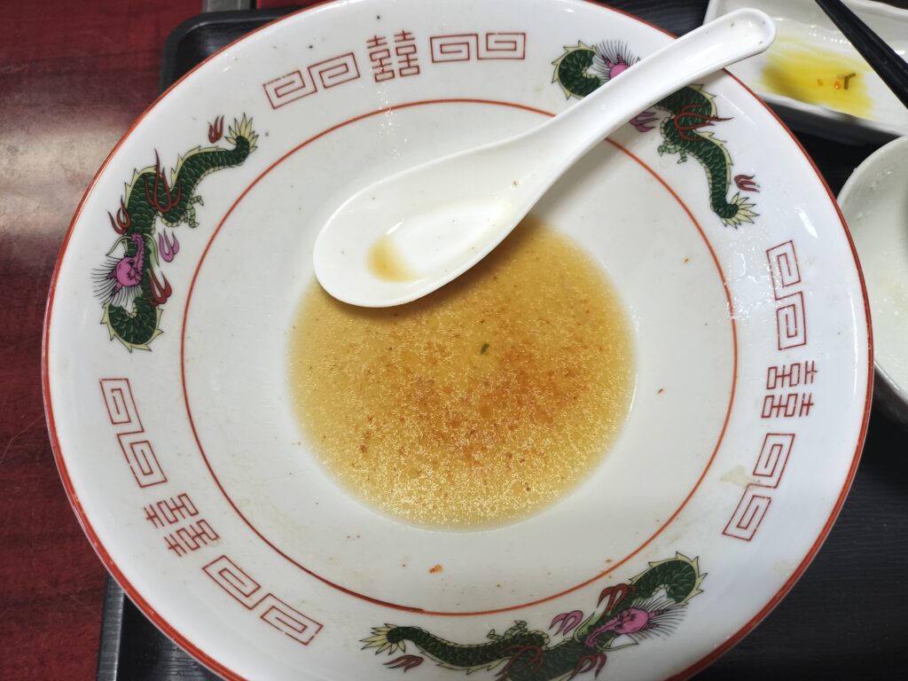 【秋田県由利本荘市】道の駅東由利・黄桜の里・ぷれっそ店内の田吾作百笑ラーメン完食