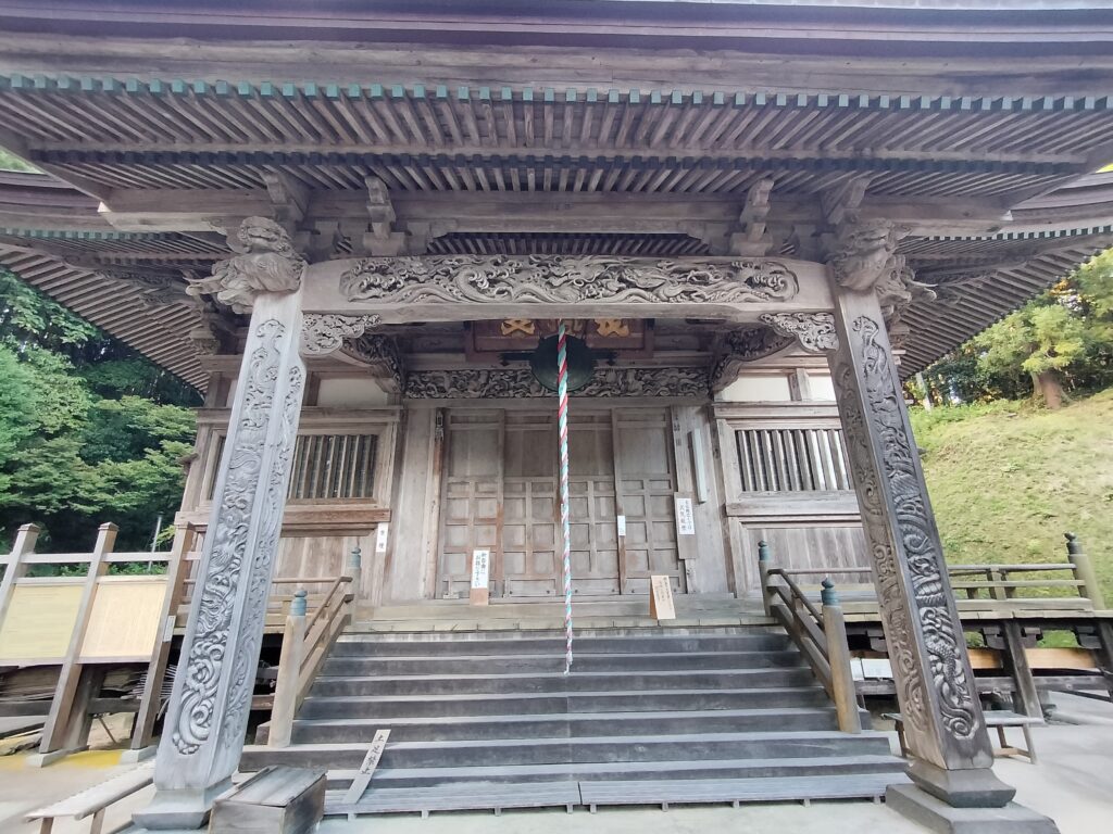 【秋田県由利本荘市】長谷寺:赤田の大仏 入口