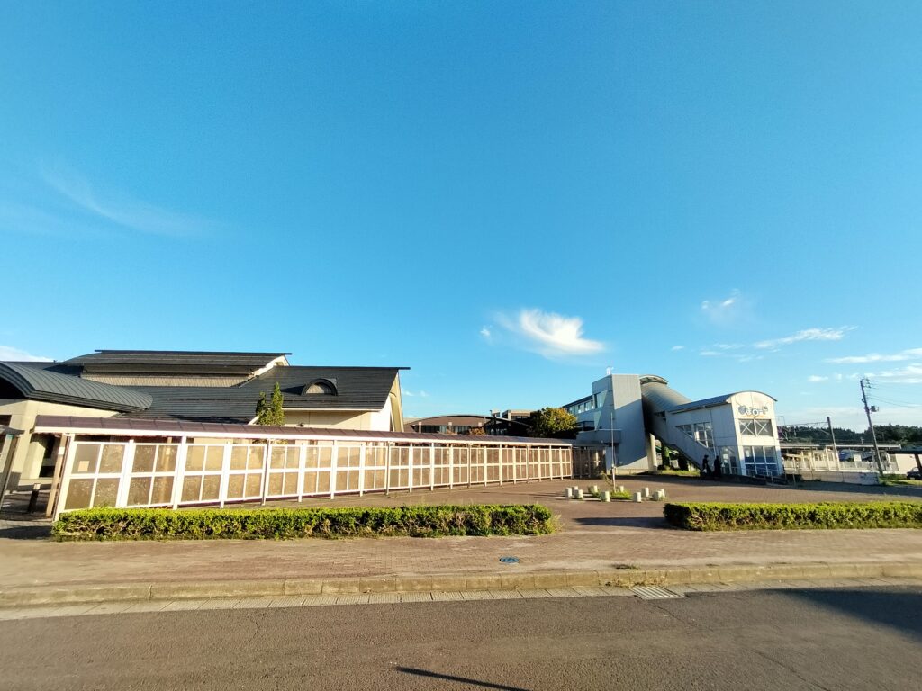 【秋田県由利本荘市】道の駅おおうち 資料館 外観