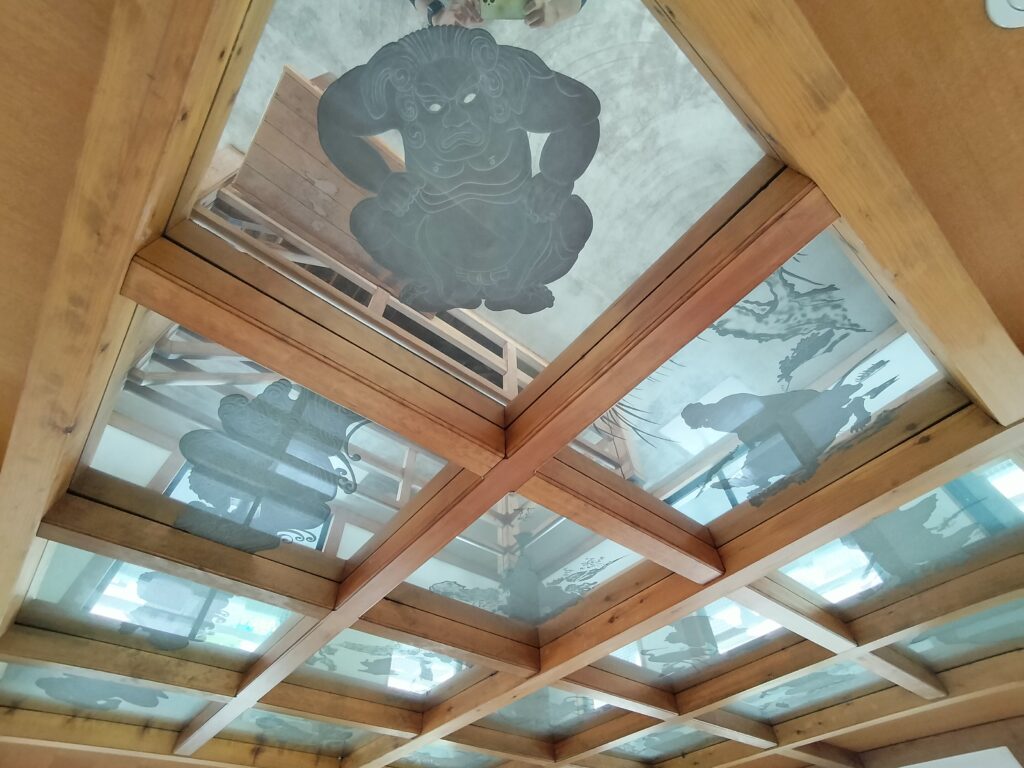 【秋田県由利本荘市】岩城 天鷺村 天鷺城 4階展望室天井