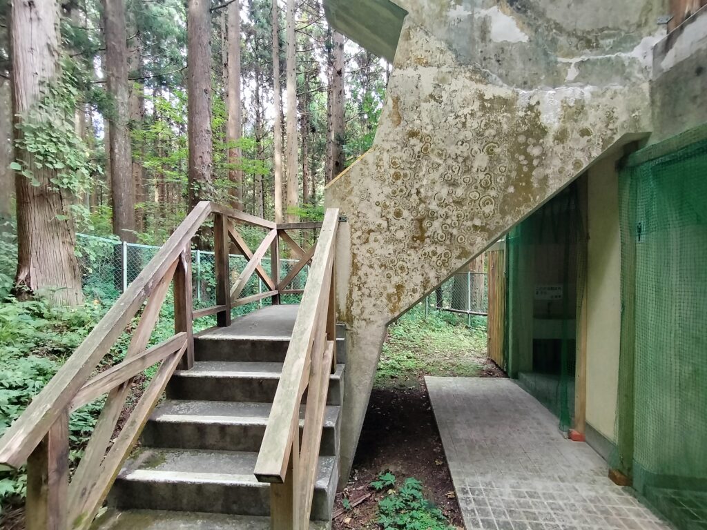 【秋田県由利本荘市】岩城 亀田不動滝 展望台階段