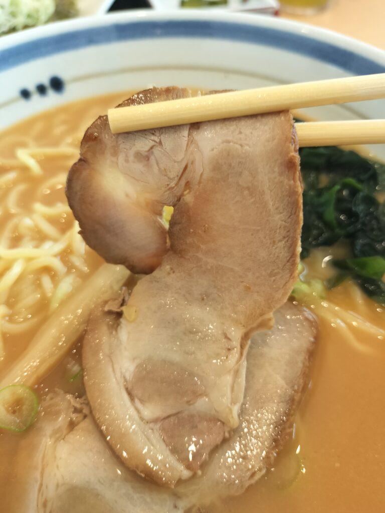 【秋田県秋田市】雄和ふるさと温泉 ユアシス レストランみそラーメンチャーシューリフトアップ