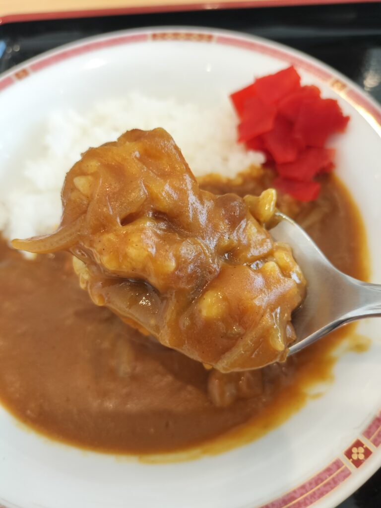 【秋田県秋田市】雄和ふるさと温泉 ユアシス レストランミニカレーリフトアップ