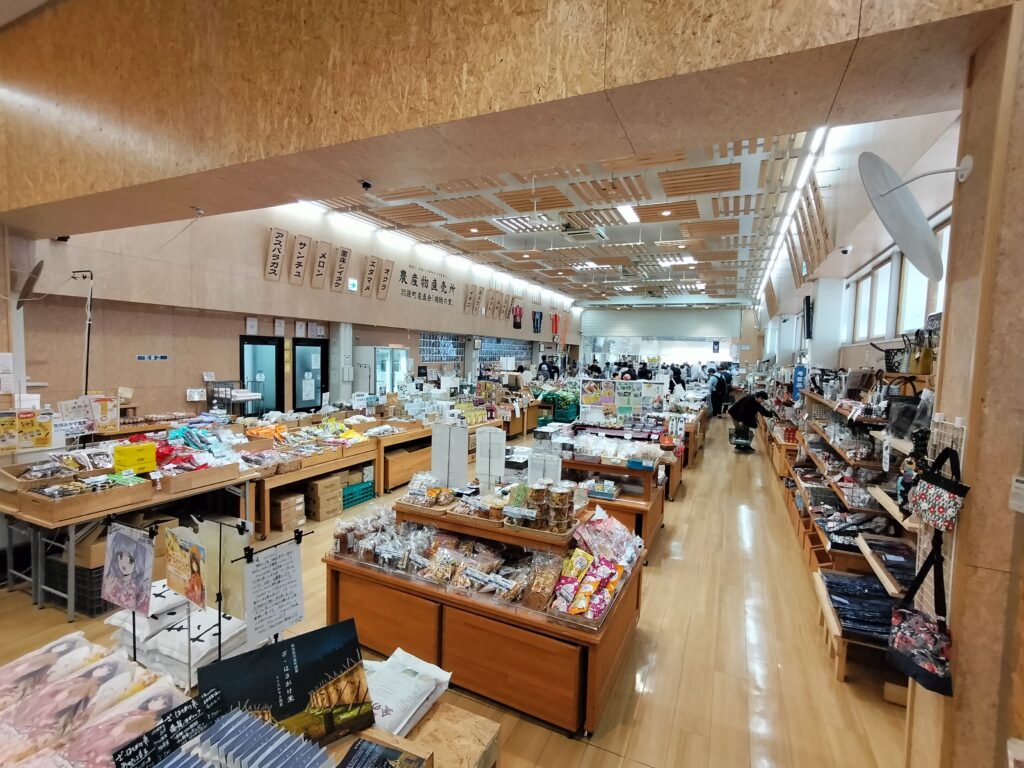 【秋田県羽後町】道の駅うご端縫いの郷売店内
