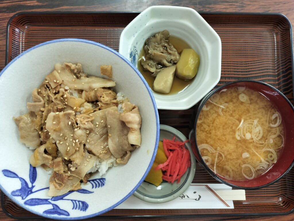 【秋田県湯沢市】皆瀬 小安峡温泉大噴湯たむら屋豚丼